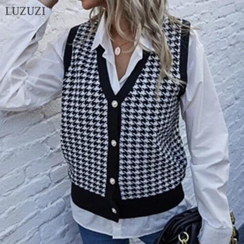 Женские жилеты-кардиганы Luzuzi China At AliExpress