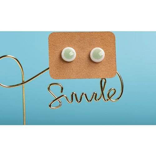 Fashion Girl Multicolor Small Ceramic Earrings Exquisite Porcelain Accessories Wholesale #LY429 серьги 2021 oorbellen retro