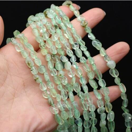 Natural Agates Stone Beads Irregular Polished Green Grapes Loose Bead for Jewelry Making Bracelet Necklace Gifts Accessories