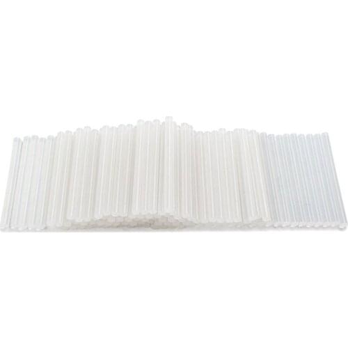 New 100 x 7mm Clear Hot Melt Glue Sticks Adhesive For Trigger Electic Pack Of 100