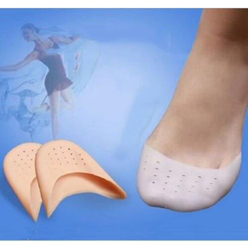 Silicone Gel Dance Point Pads For Ballet Dancing Foot Tip Protector With Air Hole Breathable Sole Shock Absorbing Inserts