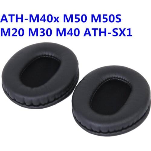 Replacement foam ear pads cushions for Audio-Technica ATH-M50 S M20 M30 M40 ATH-SX1 Headset Sponge 10*85mm
