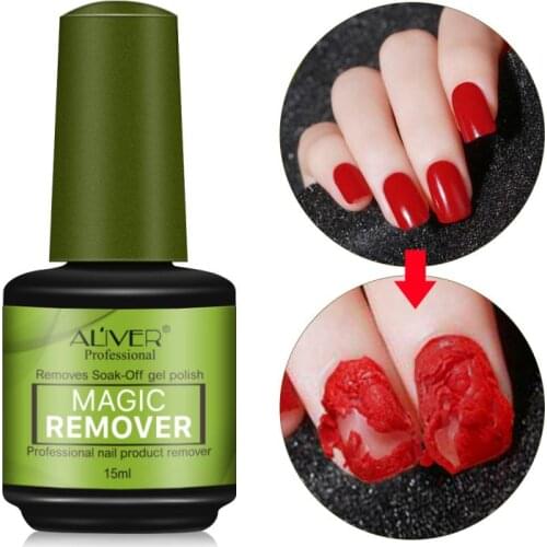 Nail Polish Gel Magic Remover Soak Off UV LED Nail Polish Cleaner Removing Manicure Glue Nail Polish Remover Degrease TSLM2