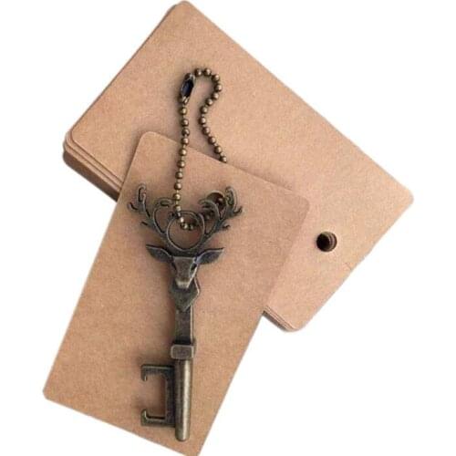 Vintage Creative Deer Head Beer Opener Key Bottle Opener 3 Colors Christmas Decor Zinc Alloy Bottle Opener LX1019