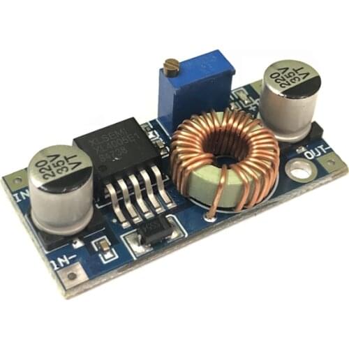 XL4005 Beyond LM2596 DC-DC adjustable step-down 5A 75W power Supply module Large current Large power