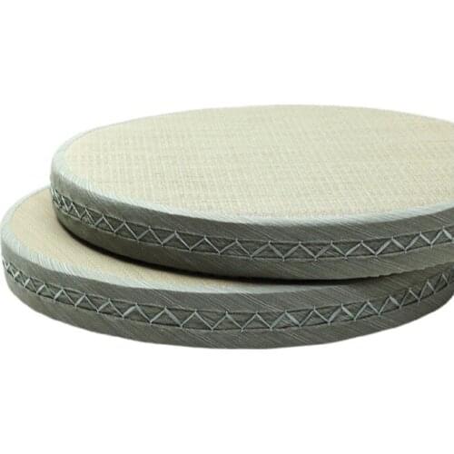 Japanese Floor Cushion Seating Seat Round 50cm-60cm Zafu Zabuton Zen Meditation Seat Pad Japan Large Straw Tatami Mat
