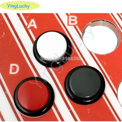 Yinglucky 10pcs arcade button 30mm Push Buttons switch Replace For Arcade copy Sanwa Button Mame KOF Games Parts Accessories