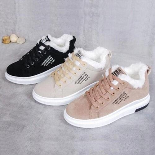 Women Boots Winter Warm Snow Boots Women Faux Suede Ankle Boots For Female Winter Shoes Botas Mujer Plush Shoes Woman