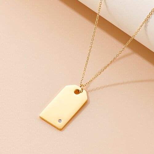 HaoYi Three-color Sweet Romantic Customizable Lady Necklace Banquet Jewelry Anniversary Gift