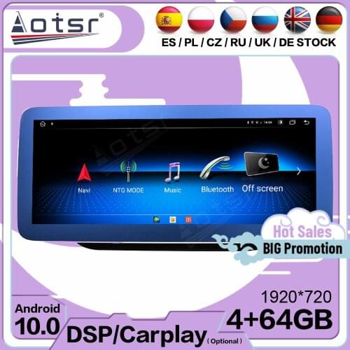 128G Carplay Android Multimedia For Mercede Benz B W246 2013 2014 2015 2016 2017 2018 GPS Audio Stereo Radio Receiver Head Unit