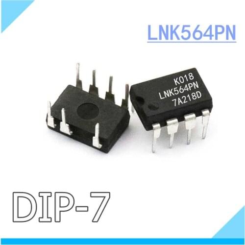 5pcs/lot LNK564PN LNK564 DIP-7 Power Management Chip LNK564 In Stock