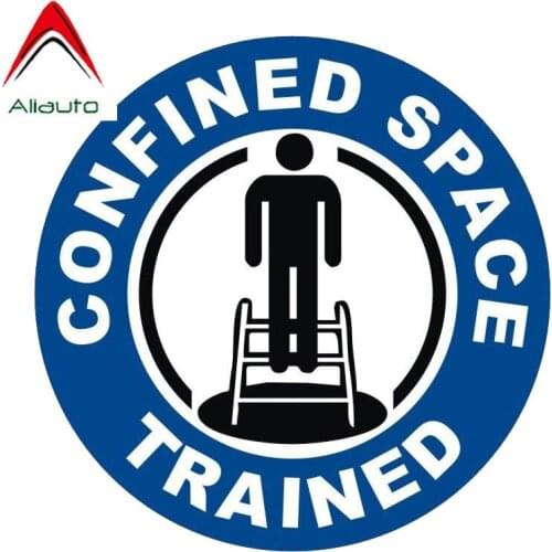 Aliauto Funny Car Sticker Confined Space Trained Accessories PVC Decal for Jeep Renegade Turk Vw T4 Renault Clio,15cm*15cm