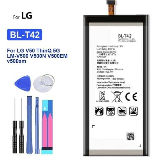 BL-T42 Battery For LG V50 ThinQ 5G V50ThinQ BL T42 LM-V500 V500N V500EM v500xm Mobile Phone Bateria free tool