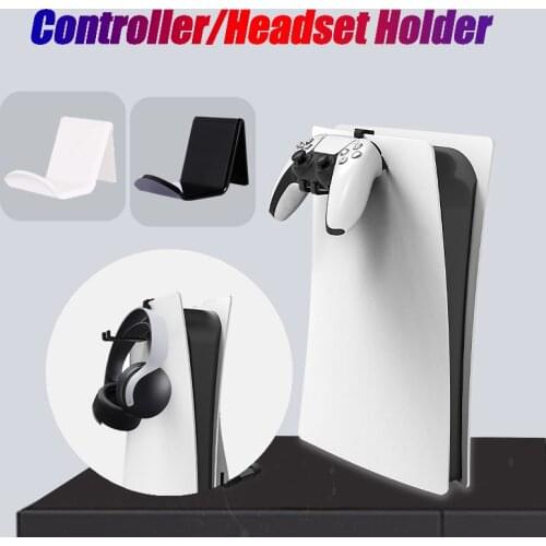 Adhesive Game Controller Stand Holder for Switch PS4 PS5 Controller Wall Mounted Headphone Holder Rack Universal Gamepad Hook