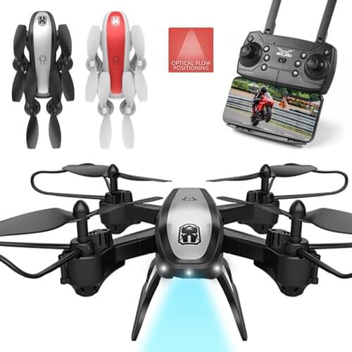 Drone KY909 HD 4K WiFi video Live fpv Drone Light Flow Keep Height Quad-axis Aircraft One-button Take-off Drone With Camera