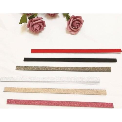 Felicoalice 60pcs/lot DIY Folding Craft Paper Star Gift Lucky Star Origami Paper Strips Christmas Gift 24cm*1cm