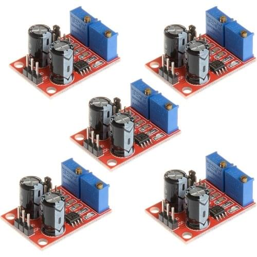 5PCS/lot NE555 pulse frequency, duty cycle adjustable module,square/rectangular wave signal generator,stepping motor driver