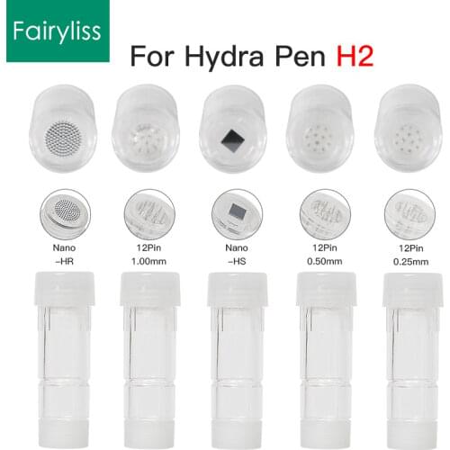 Hydra Pen H2 Cartridges Original Microneedling Mesotherapy 12 Pins Acid Needle Auto Injection Hydrapen Nano-HR Microneedles
