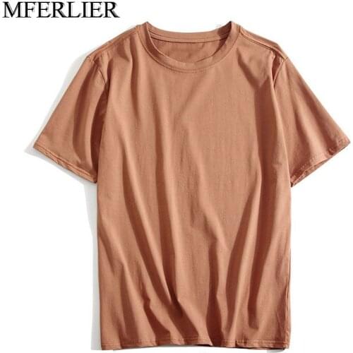 Summer men t shirt 5XL 6XL 7XL 8XL Plus size O-neck Cotton Bust 142cm short sleeve large size tshirt men
