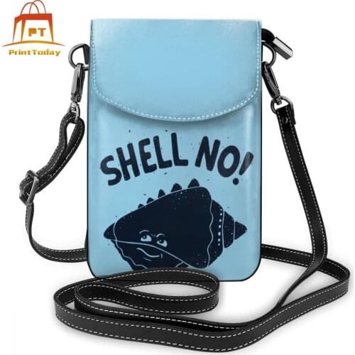 Sea Shell Shoulder Bag Sea Shell Leather Bag Crossbody Print Women Bags Small Trendy Woman Teenage Purse