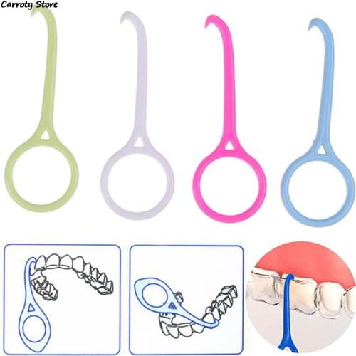 1pcs Orthodontic Braces Dental Braces Instanted Remover Invisible Removable Braces Clear Aligner Removal Tool 4 Colors
