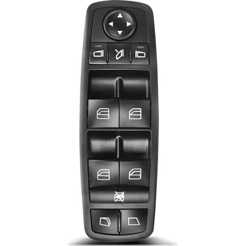 Power Master Window Switch A2518300390 for Mercedes-Benz W164 W251 R320 R350 R500 GL320 GL350 GL450 GL550 (Black)