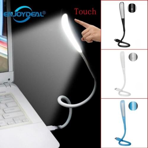 New Portable Mini USB Led Light Nightlight Ultra Bright 14LEDS USB Lamp Flexible Night Light for Laptop Notebook PC Computer