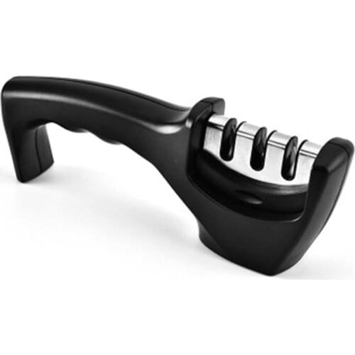 Professional 3-stage Damascus steel sharpener Diamond sharpener Removable easy-to-clean kitchen knife sharpener