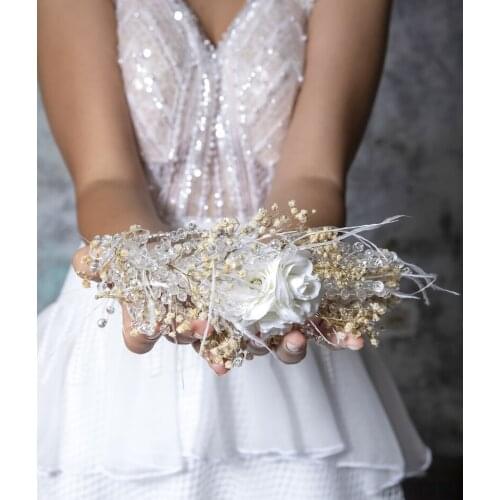 Luxury Handmade Wedding Crown Hair Jewelry Bridal Headpiece Crystal Tiaras Bride Party Crowns Wedding Hair Accessories