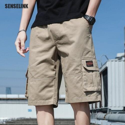 Men 2021 Summer New Fashion Tactical Cotton Cargo Shorts Men Jogger Military Beach Shorts Men Vintage Brand Classic Cargo Shorts