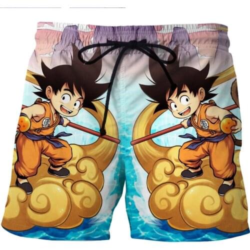 LOVE SPARK New Big Size Mens Summer Shorts Cartoon Boy Print Elastic Waist Jogging Running Gym Sports Shorts M To 6XL