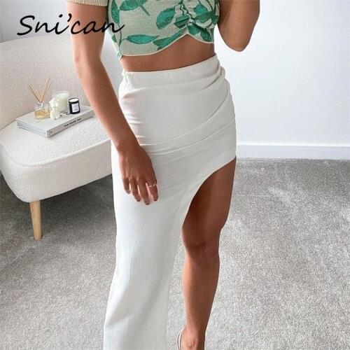 Snican Long Pencil Skirts