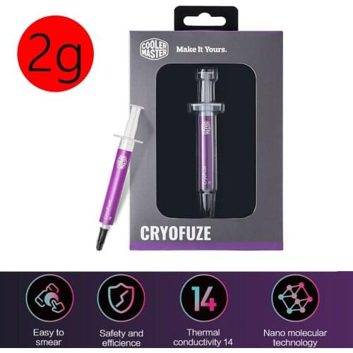 Cooler Master Cryofuze CF14 Nano Thermal Paste 14W/MK Enthusiast Heat Hot Conductive Silicone Grease Computer PC Laptop CPU GPU