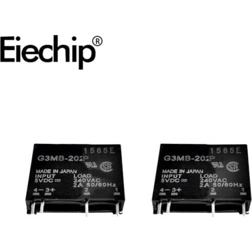 Solid State Relay G3MB-202P-5VDC 4pin PCB SSR In 5VDC,Out 240V AC 2A relay