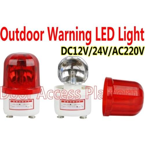 OutDoor Warning LED Light Magnetic install For Home Alarm System, Security system DC12V/24V/AC220V stroboscopic lamp LED Light