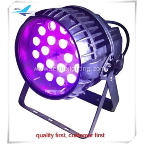 6pcs LED Par Waterproof IP65 Outdoor 18x15w RGBWA 5in1 Wash Stage light DMX512 for TV studio, theater, auditorium, T-stage
