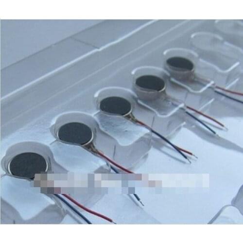 3V Coin Vibrator Micro Motor Flat 10mm diameter 3.4mm thickness Free shipping