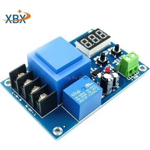 XH-M602 Digital Control Battery Charging Control Module AC 220V Lithium Storage Battery Charger Control Switch Protection Board