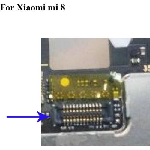 2PCS Front Small Camera connector for Xiaoim mi 8 mi8 logic on motherboard mainboard for Xiao Mi 8 Mi8