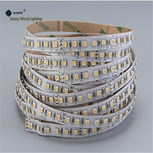 5m/roll 12v 60led/m led strip ,5630 warm white white double color temperature changing led tape light ,5630 WW,W 2in1 strip