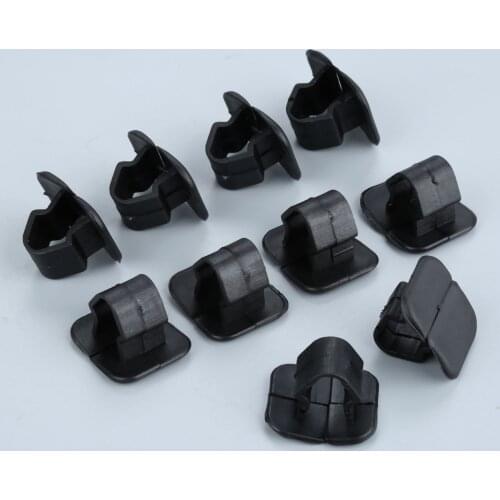 50Pcs Car Hood Cotton Insulation Lining Fasteners Plastic Retainer Bonnet Holder Pad Clip Fit For V W