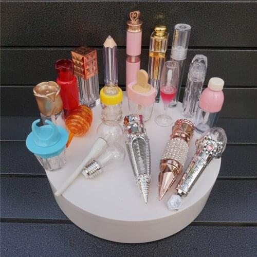 50pcs Empty Plastic Lipgloss Tube Mini Lip Gloss Bottles lip gloss packaging box lip balm containers lip gloss tubes wholesale