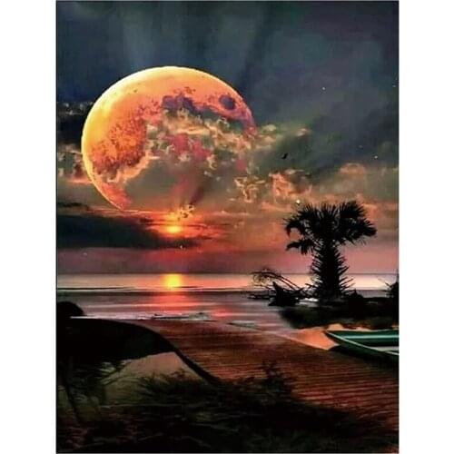 5d DIY Diamond Painting Mosaic Landscape Picture of Rhinestones Embroidery Full Round Square Drills Craft Home Decor JX270