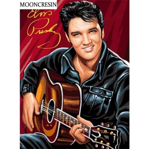 5D Diy Diamond Painting Elvis Presley 3D Mosaic Picture Of Rhinestone Diamond Embroidery Cross Stitch Needlework Decoration Home