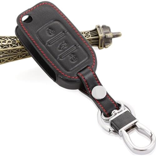 Car Leather Key Case Key Bag Key Cover For Volkswagen Golf 5 6 Scirocco Jetta Polo For Skoda Octavia A5 RS For Seat Cupra Ateca
