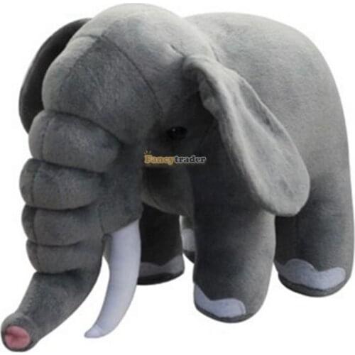 Fancytrader 31'' / 80cm Rare Stuffed Big Plush Grey Emulational Africa Elephant Toy, Great GIft For Kids, Free Shipping FT50165