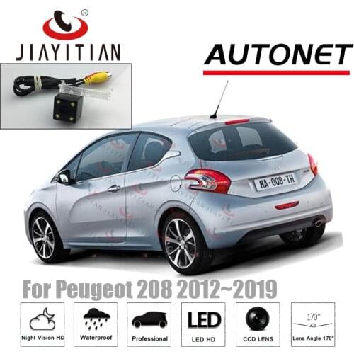 JIAYITIAN Rear View Camera For Peugeot 208 2012 2013 2014 2015 2016 2017 2018 Backup Parking Reverse Camera HD CCD/Night Vision