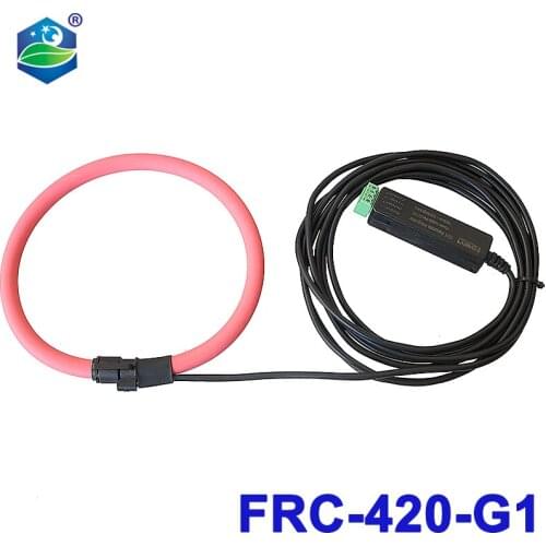 China manufacturer Input 3000A FRC-420-G1 flexible rogowski coil with G1 integrator output 333mV split core current transformer