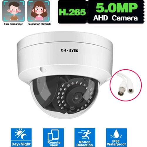 CCTV AHD Dome Camera 5MP Outdoor Waterproof BNC Analog Security Video Surveillance DVR Camera System ONVIF XMEYE 5MP ONVIF H.265