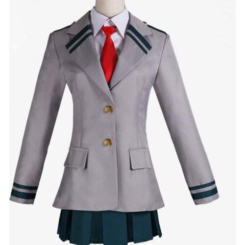 Boku No Hero Academia AsuiTsuyu Yaoyorozu Momo Sets Uniform My Hero Academia OCHACO URARAKA Midoriya Izuku Cosplay Costume